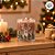 Caneca de Vidro de Natal - Rena e Pinheiros - 500ml - 1 unidade - Cromus - Rizzo - Imagem 6