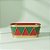 Cachepot de Metal - Geometric - Vermelho, Verde e Ouro - 24,5x13x10cm - 1 unidade - Cromus - Rizzo - Imagem 1