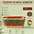 Cachepot de Metal - Geometric - Vermelho, Verde e Ouro - 24,5x13x10cm - 1 unidade - Cromus - Rizzo - Imagem 2