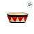 Cachepot de Metal - Geometric - Vermelho/Branco - 24,5x10x13cm - 1 unidade - Cromus - Rizzo - Imagem 3