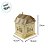 Casinha Decorativa De Natal Com LED - Ouro - 25x19,5x19,5cm - 1 unidade - Cromus - Rizzo - Imagem 5