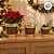 Cachepot com Alça Triagular Decorativo de Natal - Ouro, Vermelho e Verde - P/M/G - 3 unidades - Cromus - Rizzo - Imagem 5