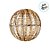 Bola de Natal Vazada com Led - Champagne - 240 leds - 75cm - Bivolt - 1 unidade - Cromus - Rizzo - Imagem 3