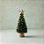 Mini Árvore De Natal Com Estrela - Verde e Ouro - 15x5x5cm - 1 unidade - Cromus - Rizzo - Imagem 1