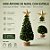 Mini Árvore De Natal Com Estrela - Verde e Ouro - 15x5x5cm - 1 unidade - Cromus - Rizzo - Imagem 2