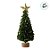 Mini Árvore De Natal Com Estrela - Verde e Ouro - 15x5x5cm - 1 unidade - Cromus - Rizzo - Imagem 3