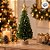 Mini Árvore De Natal Com Estrela - Verde e Ouro - 15x5x5cm - 1 unidade - Cromus - Rizzo - Imagem 5