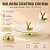 Bailarina Giratoria com Rena de Natal - Ouro - 15x15x9cm - 1 unidade - Cromus - Rizzo - Imagem 2