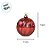Bomboniere Redonda de Vidro de Natal - Bola Vermelho e Ouro - 13x11x11cm - 1 unidade - Cromus - Rizzo - Imagem 4