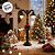 Enfeite Decorativo De Natal - Mini Poste com Guirlanda com Luz - 12x6,5cm  - 1 unidade - Cromus - Rizzo - Imagem 5