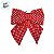 Laço Decorativo Poa Vermelho G - 33cm - 1 unidade - Rizzo - Imagem 2