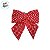 Laço Decorativo Poa Vermelho M - 28cm - 1 unidade - Rizzo - Imagem 2