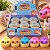Squishy Bolinho Rainbow com Glitter - Mystery Dumpling - Antiestresse - Surpresa - 1 unidade - Rizzo - Imagem 1