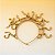 Tiara de Halloween - Medusa Ouro - 16x17cm - 1 unidade - Rizzo - Imagem 1