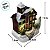 Casinha Decorativa de Natal com LED - Vinho - 10,5x11x7,5cm - 1 unidade - Rizzo - Imagem 4