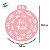 Stencil Feliz Natal - Ref.3057 - 23,5x21,5cm - 1 unidade - RR Cortadores - Rizzo - Imagem 4