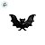 Enfeite Decorativo de Halloween - Morcego - 6cm  - 6 unidades - Rizzo - Imagem 2