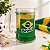 Caneca Acrílica Com Gel Congelante - Bandeira do Brasil - Verde - 400mL - 1 unidade - Rizzo - Imagem 4