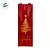 Sacola Para Bebidas de Natal - Merry Christmas - Vermelho - 12x35x9cm - 1 unidade - Rizzo - Imagem 2