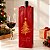 Sacola Para Bebidas de Natal - Merry Christmas - Vermelho - 12x35x9cm - 1 unidade - Rizzo - Imagem 5