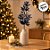 Galho Decorativo de Natal - Azul Escuro com Glitter - 66x25cm - 1 unidade - Cromus - Rizzo - Imagem 5