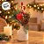 Galho Decorativo de Natal - Com Pinha e Folhas - Verde, Vermelho e Branco - 25x13,5cm - 1 unidade - Cromus - Rizzo - Imagem 5