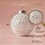 Bola de Natal - Prata com Glitter - 12cm - 1 unidade - Cromus - Rizzo - Imagem 2