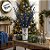 Galho Decorativo de Natal - Azul Marinho com Glitter - 57x40cm - 1 unidade - Cromus - Rizzo - Imagem 5