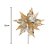 Poinsétia Decorativa - Metalizado Ouro 2 - 35x30cm - 1 unidade - Cromus - Rizzo - Imagem 4