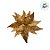 Poinsétia Decorativa - Metalizado Ouro - 35x30cm - 1 unidade - Cromus - Rizzo - Imagem 3