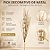 Galho Decorativo de Natal - Champagne com Poa - 94x15cm - 1 unidade - Cromus - Rizzo - Imagem 2