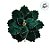 Poinsétia Decorativa - Verde com Glitter - 36x33cm - 1 unidade - Cromus - Rizzo - Imagem 3
