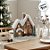 Casinha Decorativa de Natal com LED - Marrom - 25cm - 1 unidade - Cromus - Rizzo - Imagem 5