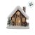 Casinha Decorativa de Natal com LED - Marrom - 17,5cm - 1 unidade - Cromus - Rizzo - Imagem 3