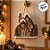 Casinha Decorativa de Natal - Marrom - 27cm - 1 unidade - Cromus - Rizzo - Imagem 5