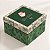 Caixa Quadrada com Tampa - Nostalgia - Verde - G 32x32x13cm - 1 unidade - Cromus - Rizzo - Imagem 1