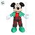 Pelúcia Mickey Mouse de Natal - Verde e Vermelho Xadrez - 19cm - Disney Original - 1 unidade - Cromus - Rizzo - Imagem 3