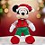 Pelúcia Mickey Mouse de Natal - Verde e Vermelho - 35cm - Disney Original - 1 unidade - Cromus - Rizzo - Imagem 1
