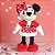 Pelúcia Minnie Mouse de Natal - Vermelha - 70cm - Disney Original - 1 unidade - Cromus - Rizzo - Imagem 1