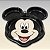 Prato Lúdico Mickey - 22x21x2cm - 1 unidade - Disney Original - Rizzo - Imagem 1
