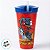 Copo de Plástico com Compartimento e Canudo - Homem Aranha - 540ml - 1 unidade - Disney Original - Rizzo - Imagem 3