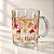 Caneca de Vidro de Natal - Estampa Natalina - 335ml  - 1 unidade - Rizzo - Imagem 1