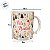 Caneca de Vidro de Natal - Árvores Coloridas - 335ml  - 1 unidade - Rizzo - Imagem 4