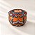Lata De Metal Estampa De Mandala - Verde e Laranja - 7x4,5cm - 130ml  - 1 unidade - Rizzo - Imagem 1