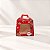 Caixa para Panetone 100g com Visor - Natal Afetivo - Vermelho - P 10x10x9cm - 10 unidades - Cromus - Rizzo - Imagem 1