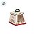 Caixa para Panetone 100g com Visor - Memórias - Marfim - P 10x10x9cm - 10 unidades - Cromus - Rizzo - Imagem 2