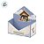 Mini Caixa Envelope para Presente - Sagrado - Azul -  8x3,5x4cm - 10 unidades - Cromus - Rizzo - Imagem 2
