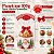 Saco Transprente Para Panetone 100g - Natal Afetivo Vermelho - 13,5x22,5cm - 50 unidades - Cromus - Rizzo - Imagem 3