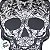 Bandeja Decorativa de Halloween - Caveira Com Teia - 24x30cm - 1 unidade - Cromus - Rizzo - Imagem 2