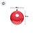 Bolas de Natal em Tubo - Vermelho - Perolado - 10cm - 6 unidades - Cromus - Rizzo - Imagem 3